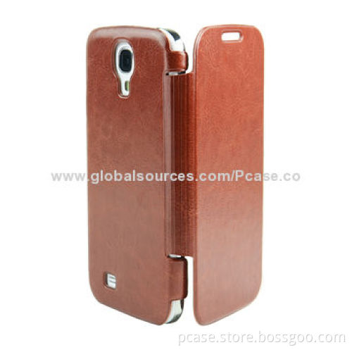 Flip PC Case for Samsung Galaxy S4, Nice Leather Pattern